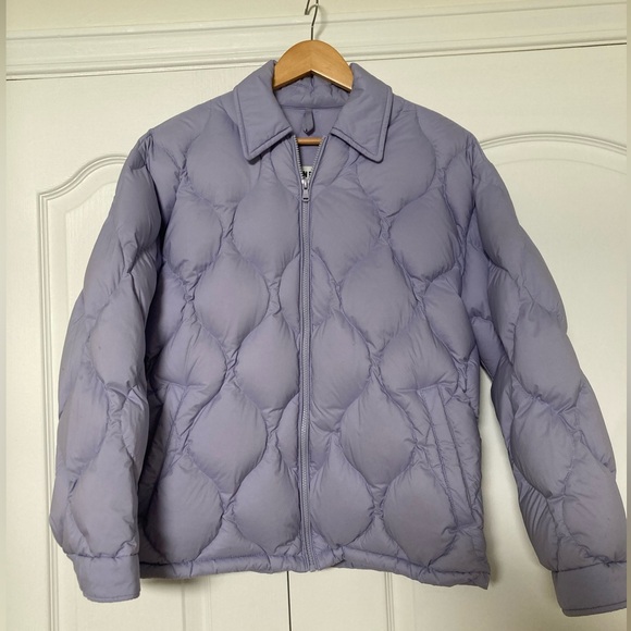 Aritzia Sunday Best down puffer jacket, lavish lavender, size M - Picture 1 of 15